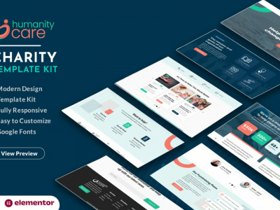 Humanity Care - Nonprofit Charity & Donation Elementor Template