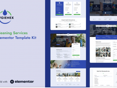 Hygienex - Cleaning Services Elementor Template Kit
