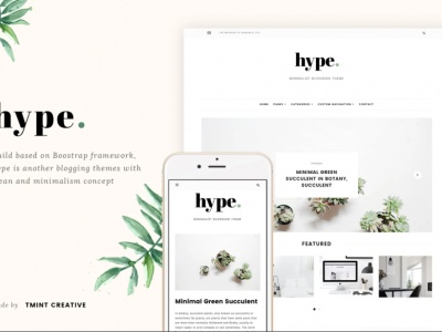 Hype - Minimal Grid Tumblr Theme