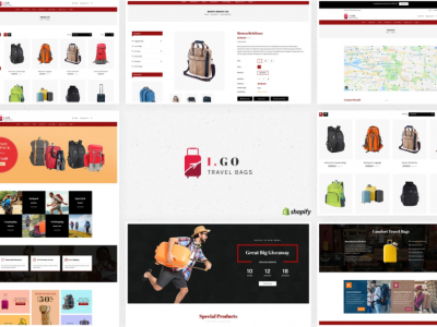 Igo  Travel Bags Shopify Theme