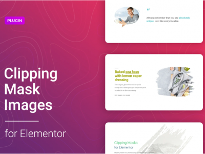 Image Clipping Mask for Elementor