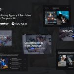 Impress - Digital Marketing Agency & Portfolios Elementor Template Kit