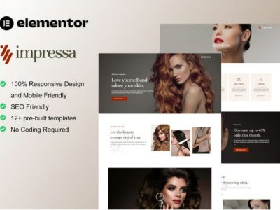 Impressa - Personal Stylist & Makeup Service Elementor Template Kit
