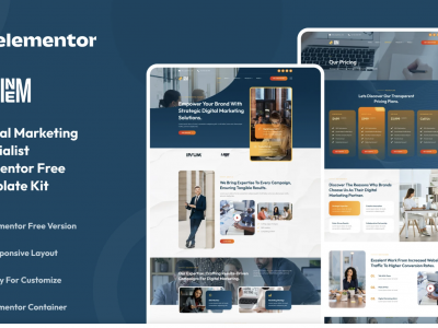 Inem - Digital Marketing Specialist Elementor Template Kit