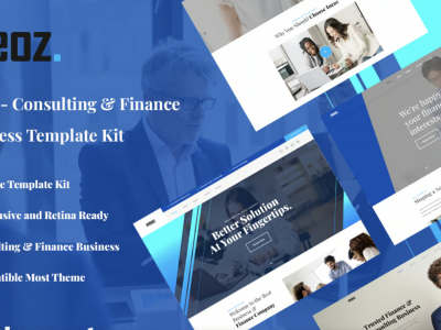 Ineoz - Consulting & Finance Business Elementor Template Kit