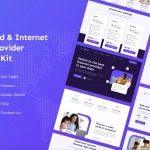 Inexus | Broadband & Internet Service Provider Elementor Template Kit