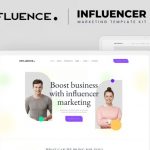 Influence - Influencer Marketing Agency Elementor Template Kit