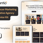 Influentio Influencer Influentio - Marketing & Creative Agency Elementor Pro Template Kit