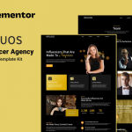 Influos - Influencer Agency Elementor Template Kit