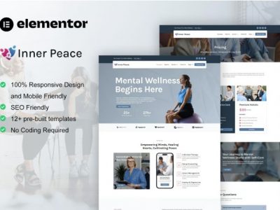 InnerPeace - Mental Health Care Elementor Template Kit