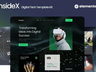 InsideX - IT Solution & Service Elementor Template Kits