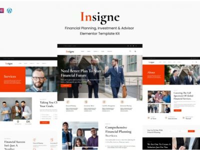 Insigne - Financial Business & Investment Elementor Template Kit