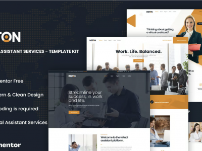 Inston - Virtual Assistant Services Elementor Template Kit