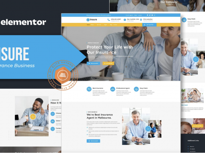Insure - Insurance Business Elementor Template Kit