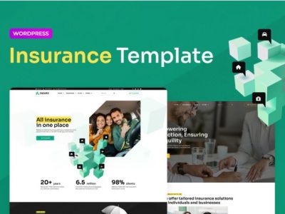 Insurx – Insurance Agency Elementor Pro Template Kit