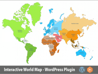 Interactive World Map - WordPress