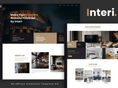 Interi - Creative Elementor Template Kit