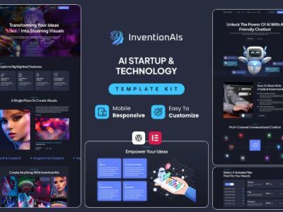 InventionAIs - AI Startups & Technology Elementor Template Kit