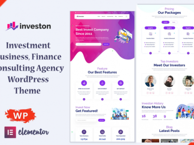 Investon - Investment, Business WordPress Theme