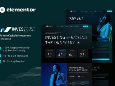 Investure - Venture Capital & Investment Elementor Template Kit