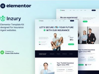 Inzury – Insurance Agent & Consulting Elementor Template Kit