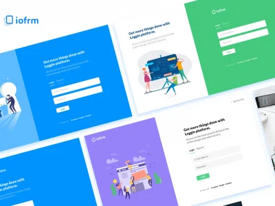 Iofrm - Login and Register Form Templates