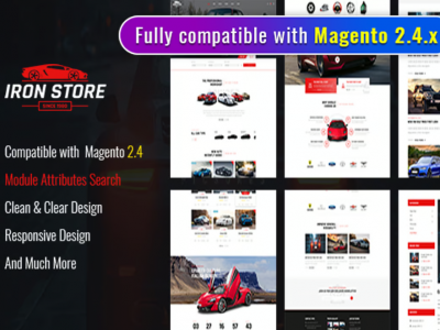Ironstore - Best Magento 2 Auto Parts Theme