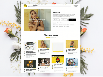 Itaka - Content Sharing WordPress Theme