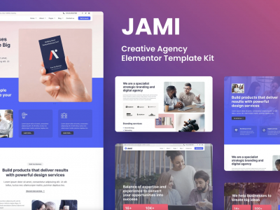 Jami - Creative Agency Elementor Template Kit
