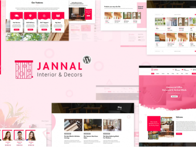Jannal - Curtains, Blinds & Interior Decor Theme