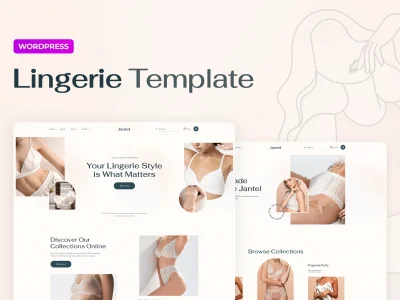 Jantel – Lingerie & Nightwear Store Elementor Pro Template Kit