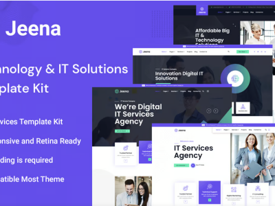 Jeena - Technology & IT Solutions Elementor Template Kit