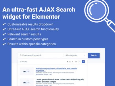 JetSearch For Elementor
