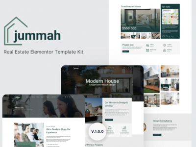 Jummah - Real Estate Elementor Template Kit