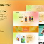 Justime – Juice Bar, Smoothie & Organic Food Elementor Template Kit