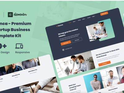 Kanca - Startup Business Consulting Elementor Template Kit