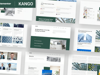 Kango - Architecture Elementor Template Kits