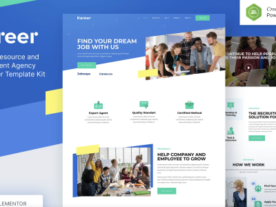 Kareer – Human Resource & Recruitment Agency Elementor Template Kit