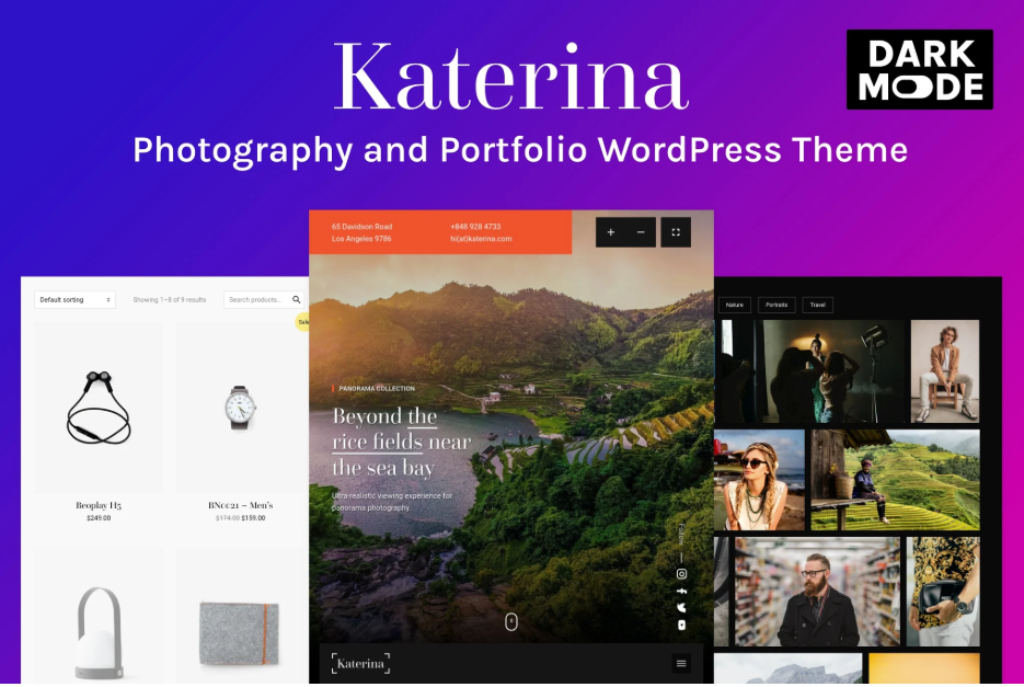 Katerina - Photography & Portfolio WordPress Theme