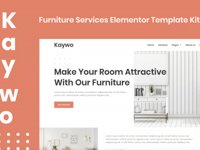 Kaywo - Furniture Services Elementor Template Kit