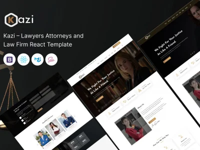 Kazi – Lawyer Attorney and Law Firm React Template