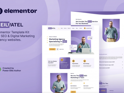 Keilvatel – SEO & Digital Marketing Agency Elementor Template Kit