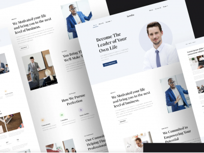 Kersha - Business Coach Elementor Template Kit