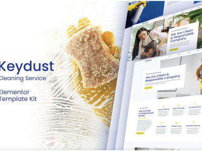 Keydust - Cleaning Service Elementor Template Kit