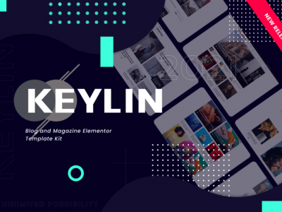 Keylin - Blog & Magazine Elementor Template Kit