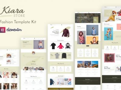Kiara - Fashion Elementor Template Kit