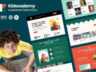 Kidocademy - Kindergarten & Preschool Elementor Template Kits