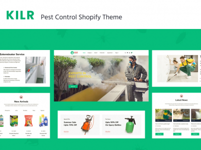 Kilr - Pesticides Store, Services Shopify Theme