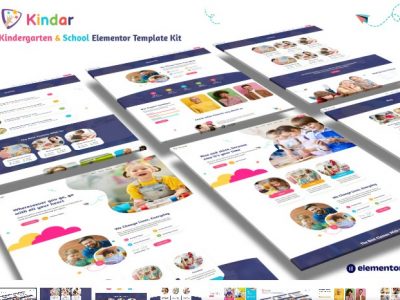 Kindar – Kindergarten & School Elementor Template Kit