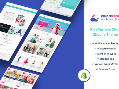 Kinder land - Kids Fashion Store Shopify Theme